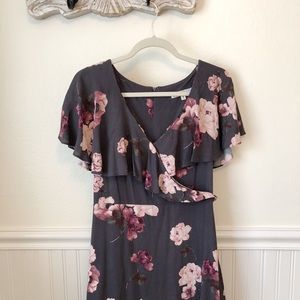JOLT grey floral print summer dress